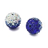 Gradient Color Design Polymer Clay Rhinestone Beads CLAY-NH0001-03F-2