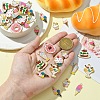 40Pcs 10 Styles Alloy Enamel Pendants ENAM-YW0004-16-4
