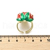 Brass Cuff Rings RJEW-H251-01G-5
