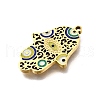 304 Stainless Steel Enamel Charms STAS-K256-26B-G-2