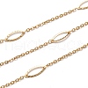 Ion Plating(IP) 304 Stainless Steel Horse Eye Link Cable Chains STAS-P254-08G-1