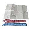 Paper Wedding Vows Card AJEW-WH0258-902B-1