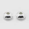 925 Sterling Silver Corrugated Spacer Beads STER-K171-43S-3