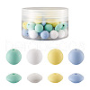 80Pcs 8 Style Food Grade Eco-Friendly Silicone Beads SIL-TA0001-03-10