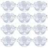 SOFPLATE 20Pcs Glass Bead Cone for Wind Chimes Making GLAA-SP0001-02-1