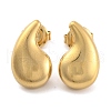 Ion Plating(IP) 304 Stainless Steel Stud Earrings for Women EJEW-N054-04G-1