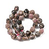 Natural Rhodonite Beads Strands G-U023-A03-01-3