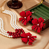 Alloy Flower Pendant Jewelry Set FS-WG80176-01-4