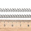 Tarnish Resistant Men's 304 Stainless Steel Curb Chain Necklaces STAS-O037-57P-3