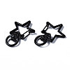 Spray Painted Eco-Friendly Alloy Swivel Snap Hooks Clasps PALLOY-T080-14A-NR-3