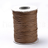 Braided Korean Waxed Polyester Cords YC-T002-0.8mm-125-1
