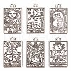 SUNNYCLUE 36pcs 6 style Tibetan Style Alloy Pendants FIND-SC0003-55-1