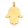 304 Stainless Steel Pendants STAS-P321-05G-2
