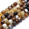 Natural Agate Beads G-J371-14-8mm-1