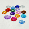 Imitation Taiwan Acrylic Rhinestone Cabochons GACR-D002-8mm-M-1