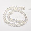 Electroplated Synthetic Quartz Bead Strands EGLA-J061-10mm-AB01-2