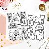 BENECREAT PVC Plastic Stamps DIY-BC0005-51-4