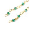 Brass Chain Necklace Making KK-K337-13G-07-2