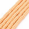 Handmade Polymer Clay Beads Strands CLAY-N008-130-2