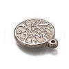 Non-Tarnish 304 Stainless Steel Pendants STAS-H123-31P-3