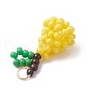 Handmade Glass Seed Beaded Pear Pendants PALLOY-MZ00486-4