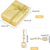 CHGCRAFT Rectangle 304 Stainless Steel Pendant Cabochon Settings FIND-CA0004-72-2