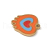 304 Stainless Steel Enamel Charms STAS-P388-19D-G-2
