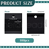 PVC with Velvet Earring Display Card AJEW-WH0475-89-2