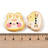 Opaque Cartoon Resin Animal Cabochons RESI-R465-01-3