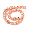 Evil Eye Resin Beads Strands RESI-F040-01G-2