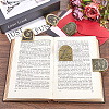 Tibetan Style Zinc Alloy Decorative Binder Clips FIND-WH20004-11B-AB-4