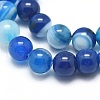 Natural Striped Agate/Banded Agate Beads Strands X-G-I254-03A-05-3