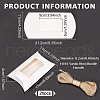 BENECREAT 20Pcs Paper Pillow Boxes CON-BC0002-38A-2