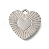 Anti-Tarnish 201 Stainless Steel Charms STAS-C111-36P-1