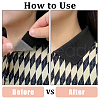 SUPERFINDINGS 100Pcs 4 Style Arrow Shape PET Plastic Tab Collar for Clergy Shirt DIY-FH0006-47-4
