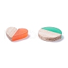 Wood & Resin Cabochons WOOD-XCP0001-32-3