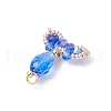 Transparent Glass Pendants PALLOY-MZ00725-04-3