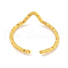 Ion Plating(IP) 304 Stainless Steel V-shape Open Cuff Ring for Women RJEW-A043-30G-3