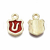 Alloy Enamel Charms ENAM-T012-03U-RS-3