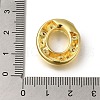 Brass with Cubic Zirconia Pendant KK-Q818-03O-G-3