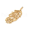 304 Stainless Steel Big Pendants STAS-C121-27G-2