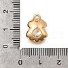 Brass Pave Cubic Zirconia Charms KK-C096-15G-01-3