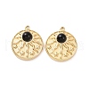 Natural Mixed Stone Pendants STAS-J400-04G-2