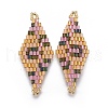 MIYUKI & TOHO Handmade Japanese Seed Beads Links SEED-E004-M24-1