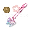 Butterfly & Star Acrylic Pendant Decorations HJEW-JM01738-01-3