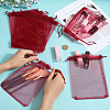 SOFPLATE 50pcs Large Organza Pouches Portable Shoes Bag Travel Storage Drawstring Bags OP-SP0001-03C-04-3