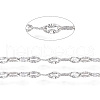 Non-Tarnish 304 Stainless Steel Textured Cable Chains CHS-D004-02P-1
