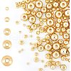 HOBBIESAY 220Pcs 5 Style Brass Beads KK-HY0001-01-1