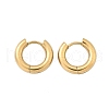 Ion Plating(IP) 304 Stainless Steel Huggie Hoop Earrings EJEW-F111-14mm-G-2