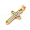 304 Stainless Steel Pendants STAS-L286-17GP-2